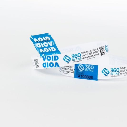 Void Tamper-Evident Security Seals 100 | 10mm - 360 ID Tag
