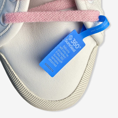 360 SureSeal® Small tamper-evident return integrity tag attached to shoe eyelet lace to prevent wear-and-return fraud