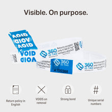 Load image into Gallery viewer, 360 ID Tag Design Benefits unique serial number tamper evident security seals 10mm