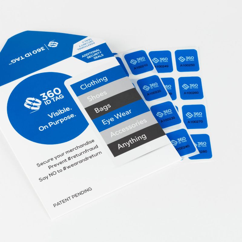 Tamper-Evident Security Seals 10mm 360 ID Tag prevent return fraud