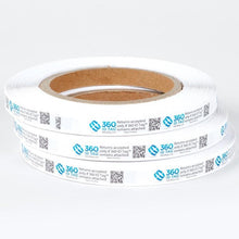 Load image into Gallery viewer, Stack of e-commerce anti-return fraud tags on rolls. 360 ID Tag